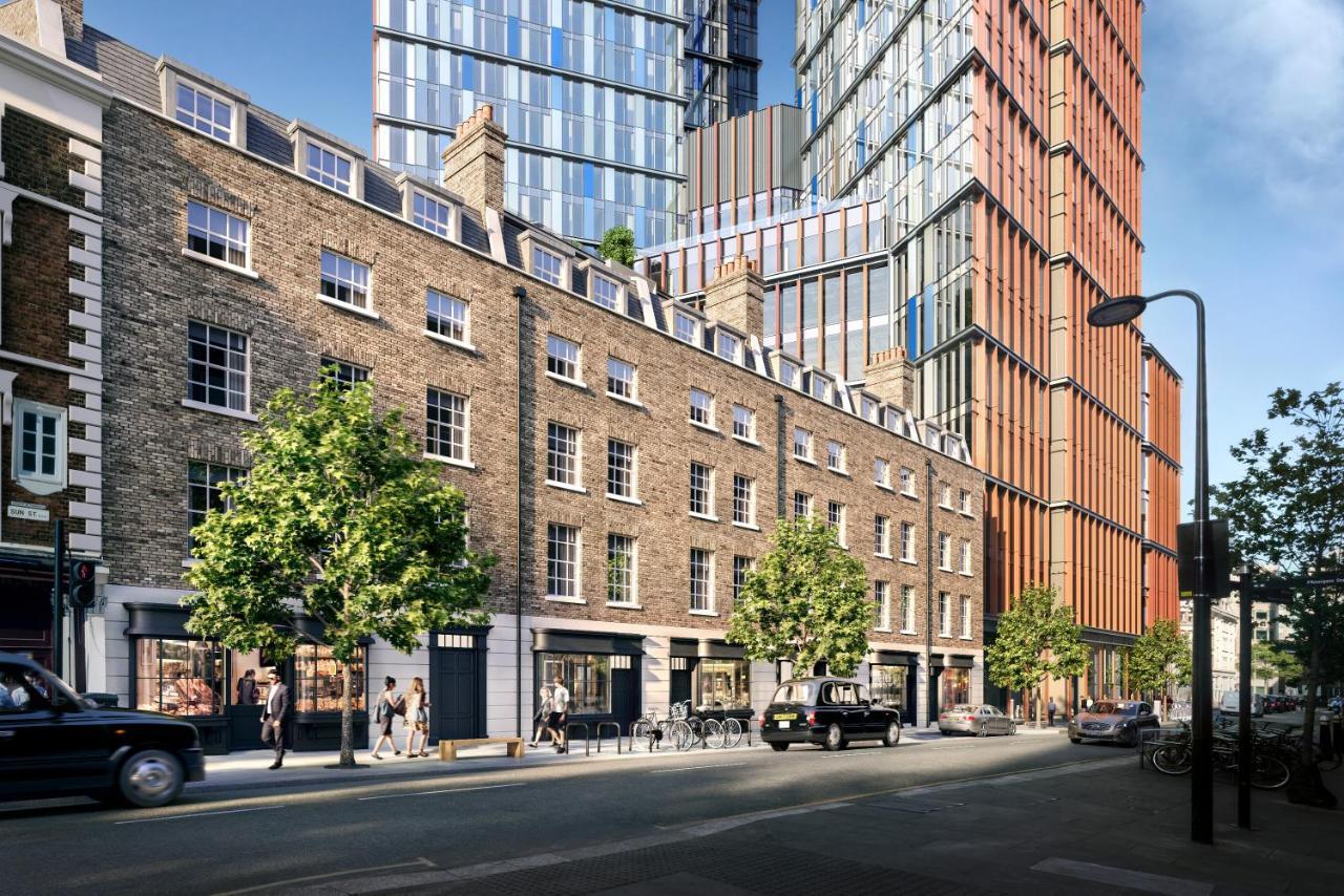 Sun Street Hotel Shoreditch 伦敦 外观 照片 The proposed development