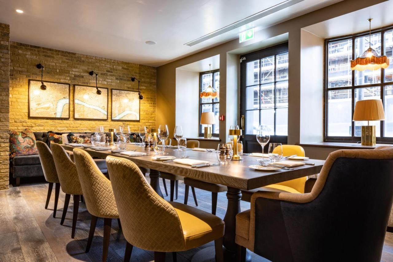 Sun Street Hotel Shoreditch 伦敦 外观 照片 The private dining room at The Ivy Temple Row